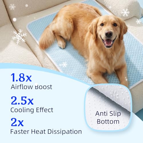 Mora Pets Dog Cooling Mat Instant Self Cooling Pad for Dogs & Cats Breathable Washable Summer Pet Cool Mat Ind - view 4