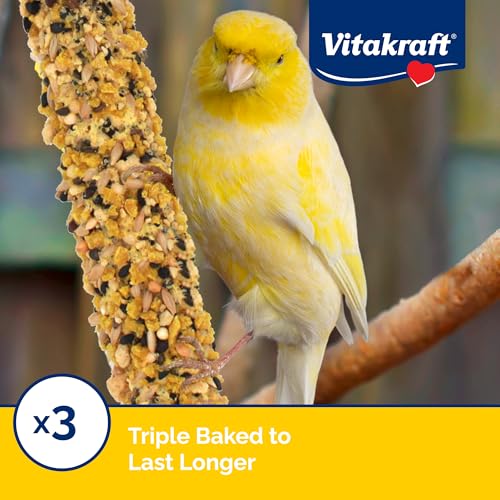 Vitakraft Crunch Sticks Parakeet Treats Egg and Honey Flavor 2 Pack - Long Lasting Seed Stick with Natural Woo - view 5
