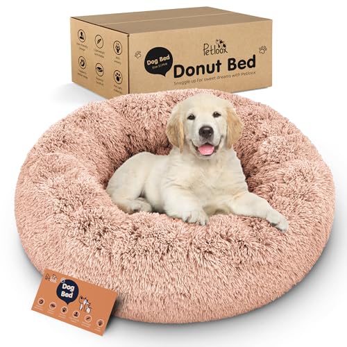 Petloox Donut Dog Bed - Premium Comfort for Anxiety Relief - Fluffy & Calming Design with Ultra-Plush Support  - view 2