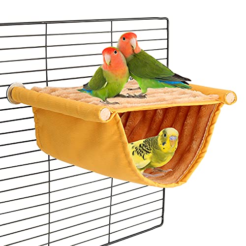BWOGUE Winter Warm Bird Nest Bed Hanging Hammock Snuggle Hut Parrot House Tent Toy Bird Cage Perch for Parakee - view 2