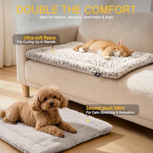 Self Heating Cat Pad Self Warming Bed 27.5" x 18.5" Thermal Heated Cat Mat Extra Warm Pet Mat for Outdoor and  - view 5