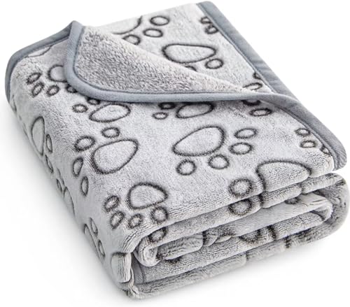 Stuffed® Premium Soft Dog Blanket Washable, 40"x32" Cat Blanket for Indoor Cats Large Medium Small Dog Puppy E - view 2