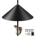 19 Inch Metal Squirrel Baffle for Bird Feeder Pole, Outdoor Squirrel Proof Bird Feeders, Bird House Guard for 
