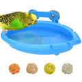 Mygeromon Bird Bath for Cage-Small Tub Bowl for Hang Inside Cage Birdbath Shower for Parrot/Parakeets/Cockatie