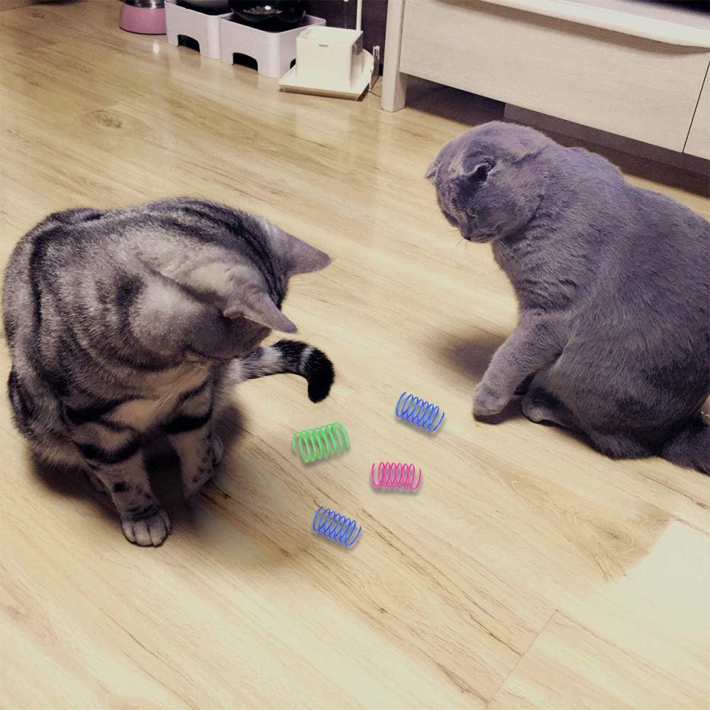 Andiker Interactive Cat Spiral Creative Spring Toy to Kill Time and Keep Fit, Sturdy and Heavy Plastic for Swa - view 2