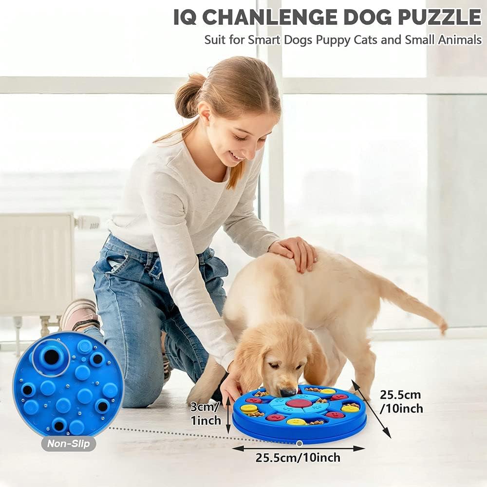Yoboeew Dog Puzzle Toys Interactive Toy for Puppy IQ Stimulation &Treat Training Games Treat Dispenser for Sma - view 5