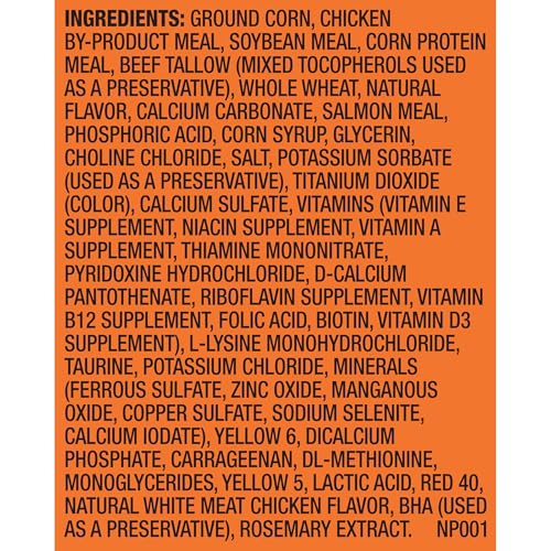Meow Mix Tender Centers, Salmon & White Meat Chicken Flavors, Dry Cat Food, 20 lb. Bag - view 7