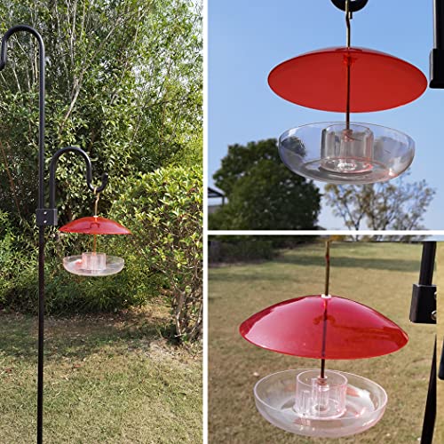 8" Mini Weather Guard for Bird Feeder - Small Protective Dome Cover Against Rain/Snow/Sun - Red Dia. 20CM - view 7