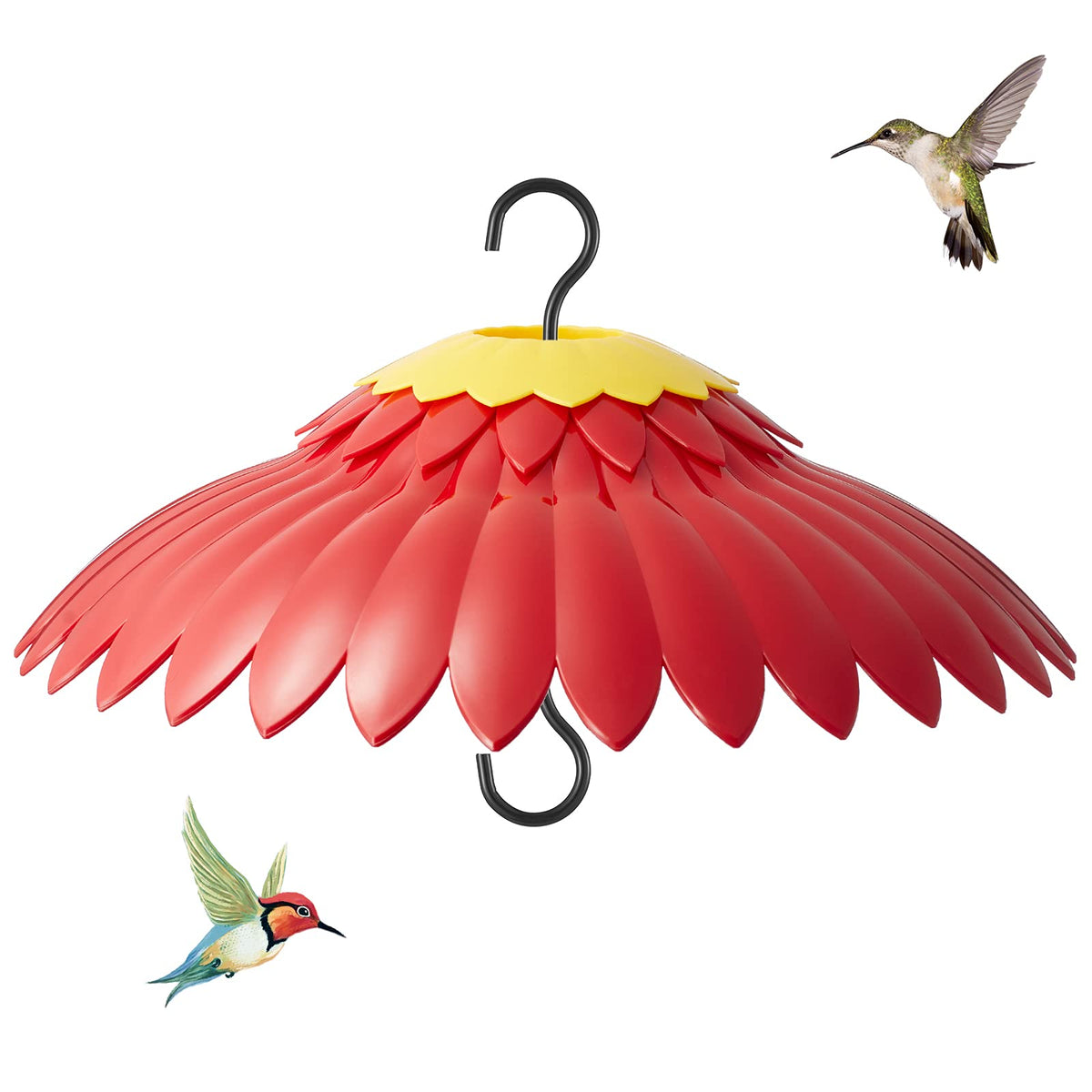 Beserie Squirrel Baffle Hummingbird Feeder Shade Cover Dome Shield Hang from Bird Feeders for Outdoors Squirre