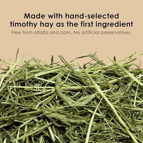 Kaytee Timothy Complete Rabbit Food, Made with Timothy Hay, High in Fiber, Supports Dental Health and Digestio - view 4