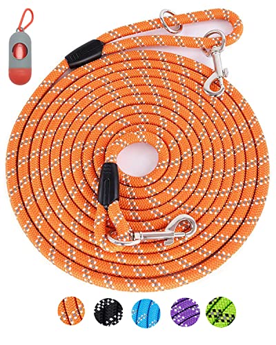 Long Dog Leash for Training 10FT/16FT/20FT/30FT/50FT/100FT, Reflective Tie Out, Heavy Duty Dog Lead for Large, - view 2