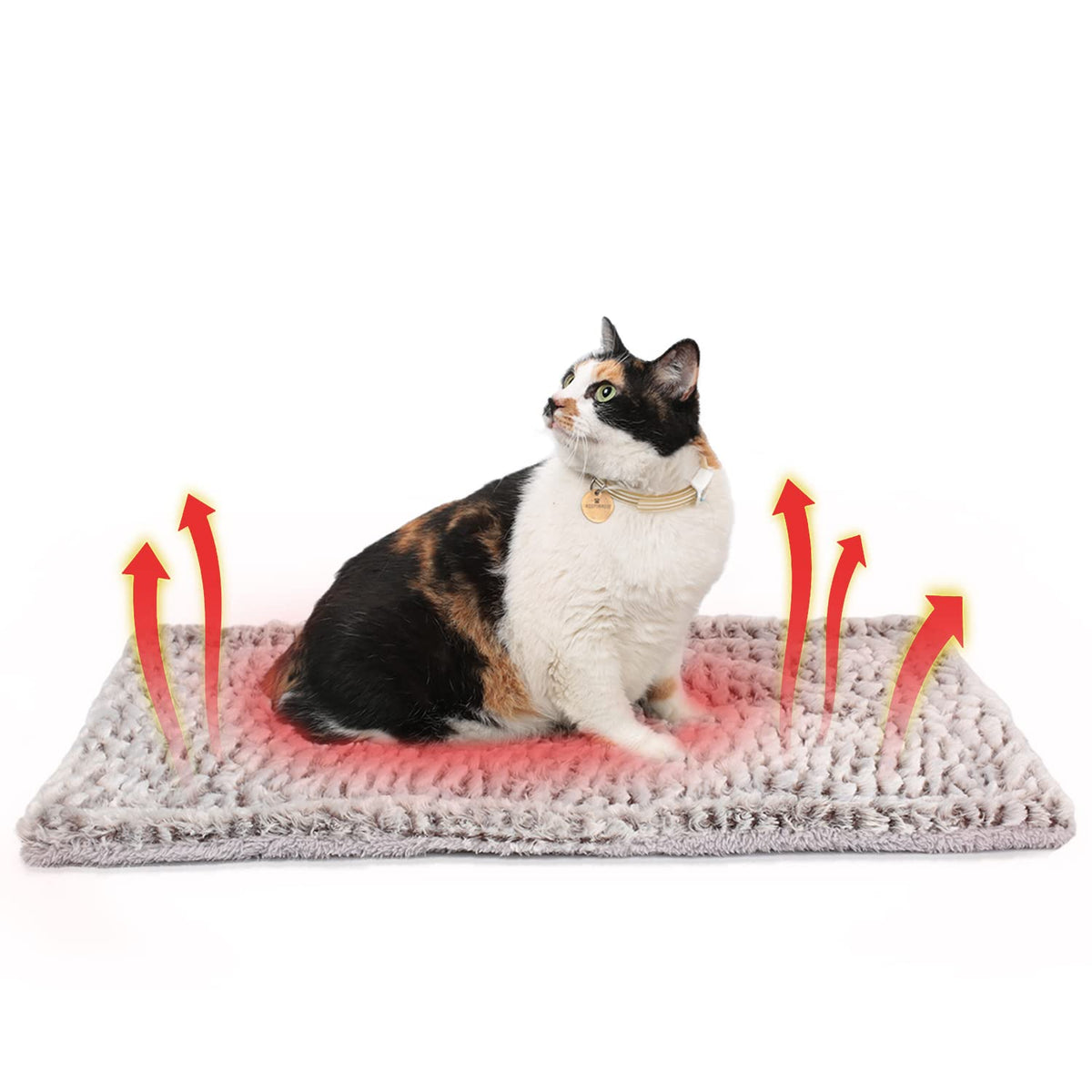 Self Heating Cat Pad Self Warming Bed 27.5" x 18.5" Thermal Heated Cat Mat Extra Warm Pet Mat for Outdoor and 