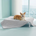 ZOMISIA Premium Cooling Blanket for Large Dogs - Q-MAX>0.5 Breathable Washable Dog Cooling Mat, Travel Soft Pe
