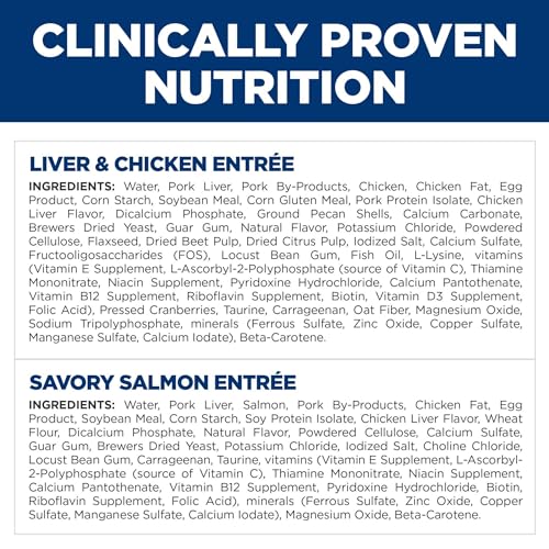 Hill's Science Diet Kitten Wet Cat Food Variety Pack, Liver & Chicken, Salmon Minced, 2.9 oz. Cans, 12-Pack - view 6