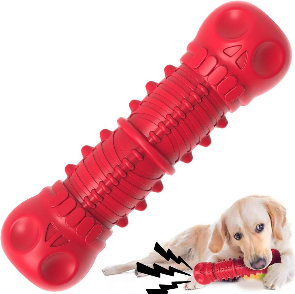 Dog Squeaky Toys for Aggressive Chewers, Durable Chew Toys for Large Medium Breed Dog, Dog Toys, Tough Durable