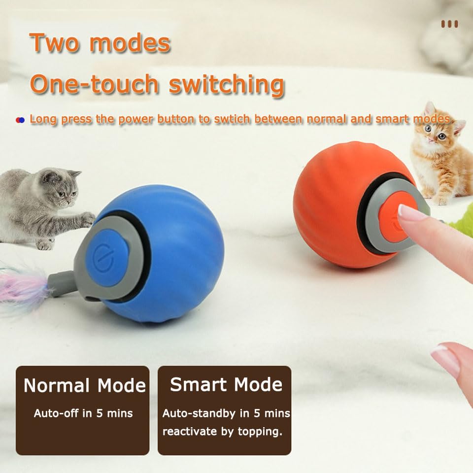 2Packs Speedy 2.0 Tail Cat Toys for Bored Indoor Adult Cats,2025 New Generation Interactive Cat Toys for Indoo - view 4