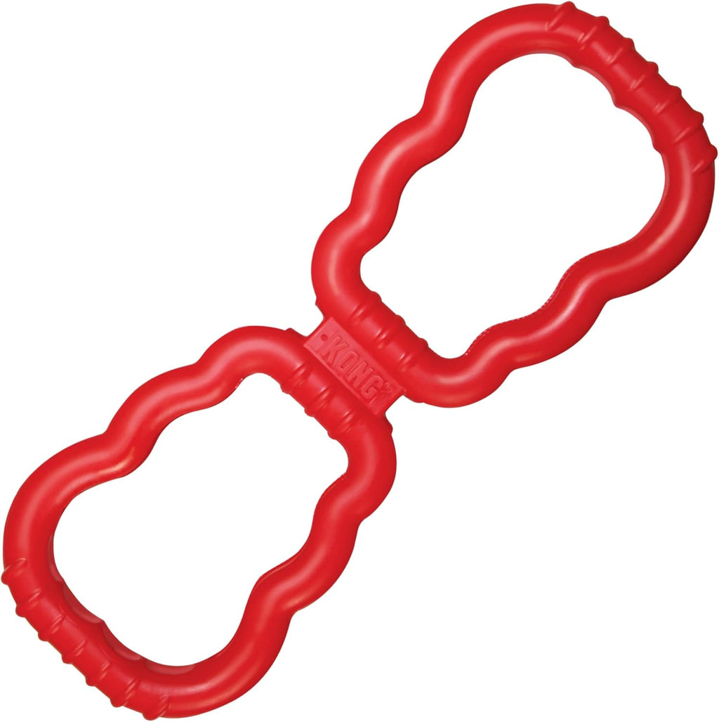 KONG Tug Toy - Dog Supplies for Tug of War - Natural Rubber Dog Toy for Outdoor & Indoor Playtime - for Medium