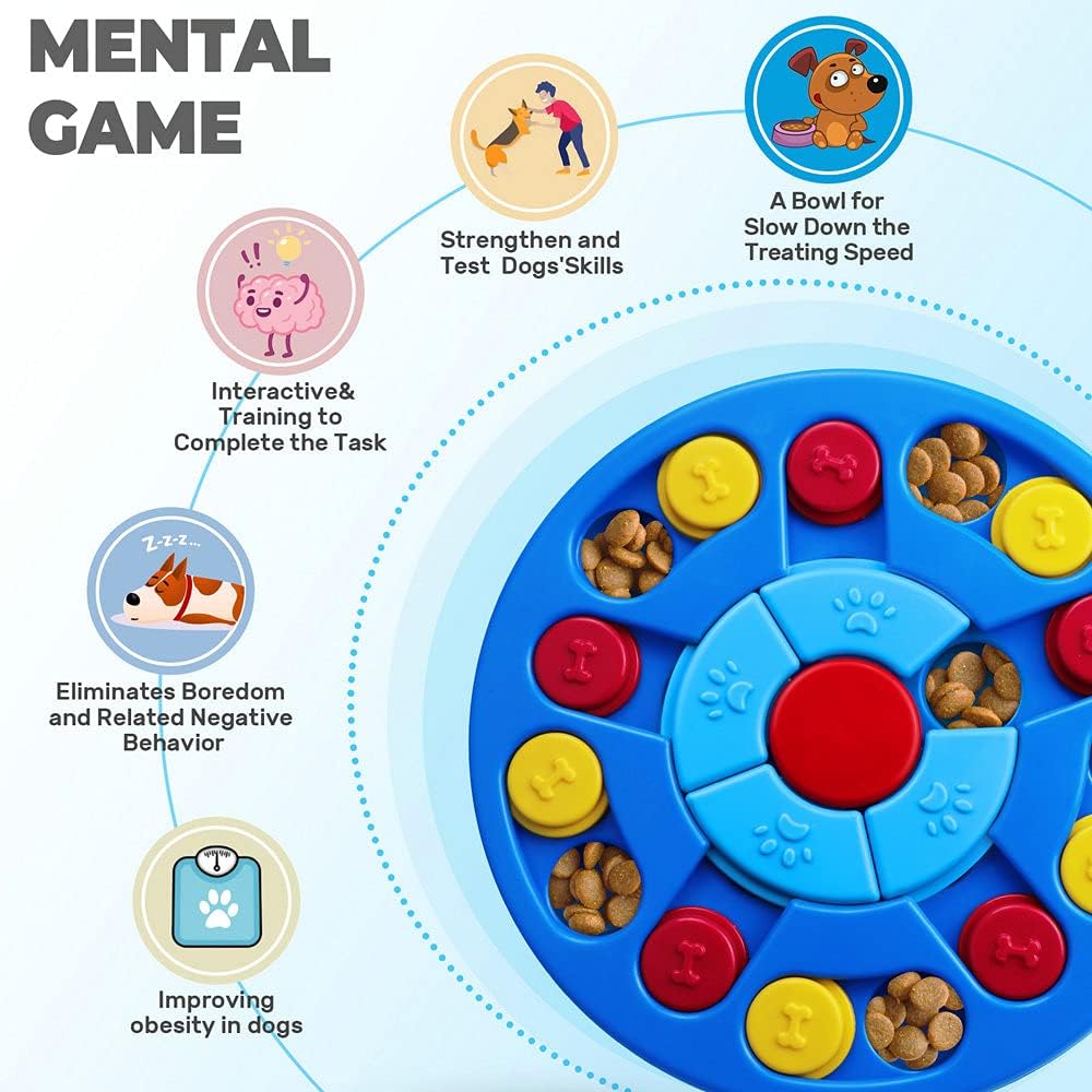 Yoboeew Dog Puzzle Toys Interactive Toy for Puppy IQ Stimulation &Treat Training Games Treat Dispenser for Sma - view 3
