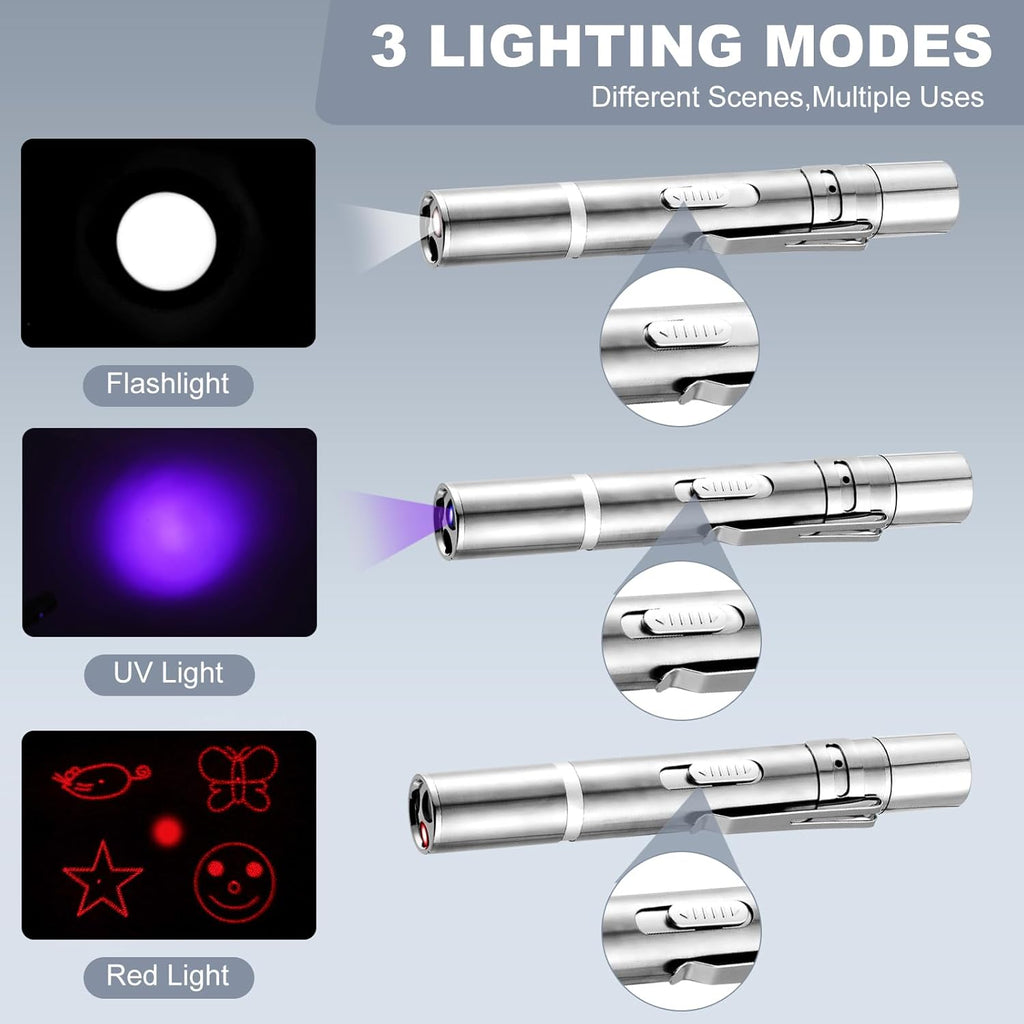 Laser Pointer, Bird Toys for Indoor Birds, Bird Laser Toy, Red Dot LED Light Pointer Interactive Toys for Indo - view 2