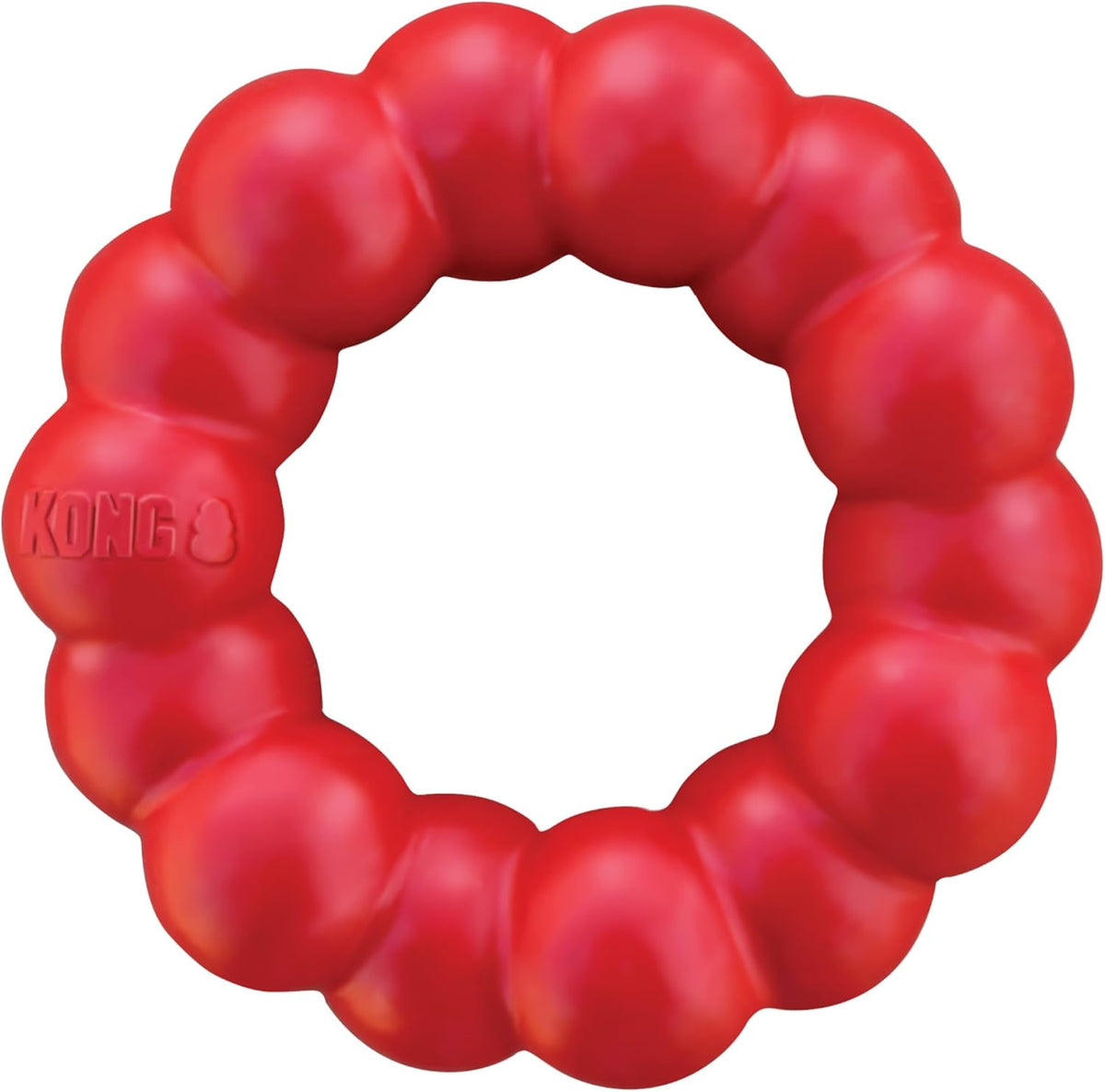 KONG Ring - Natural Rubber Ring Toy for Healthy Chewing Habits - Chew Toy Supports Dog Dental Health - Dog Toy