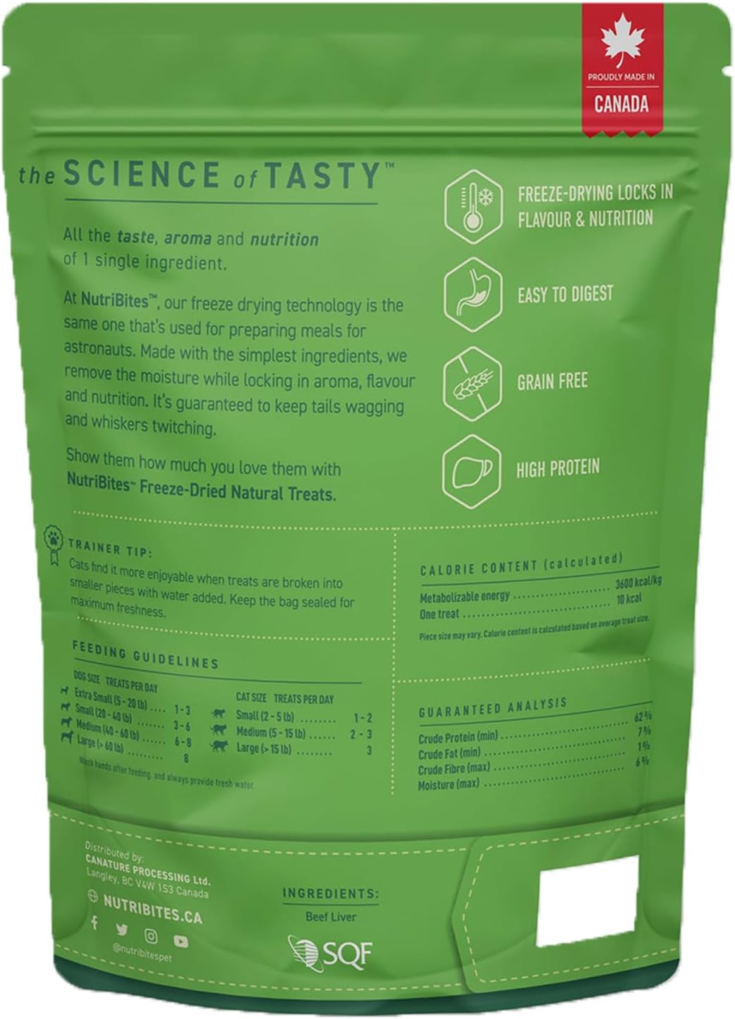 Nutri Bites Freeze Dried Beef Liver Dog & Cat Treats | Healthy Pet Training Treats or Food Topper | All Natura - view 6