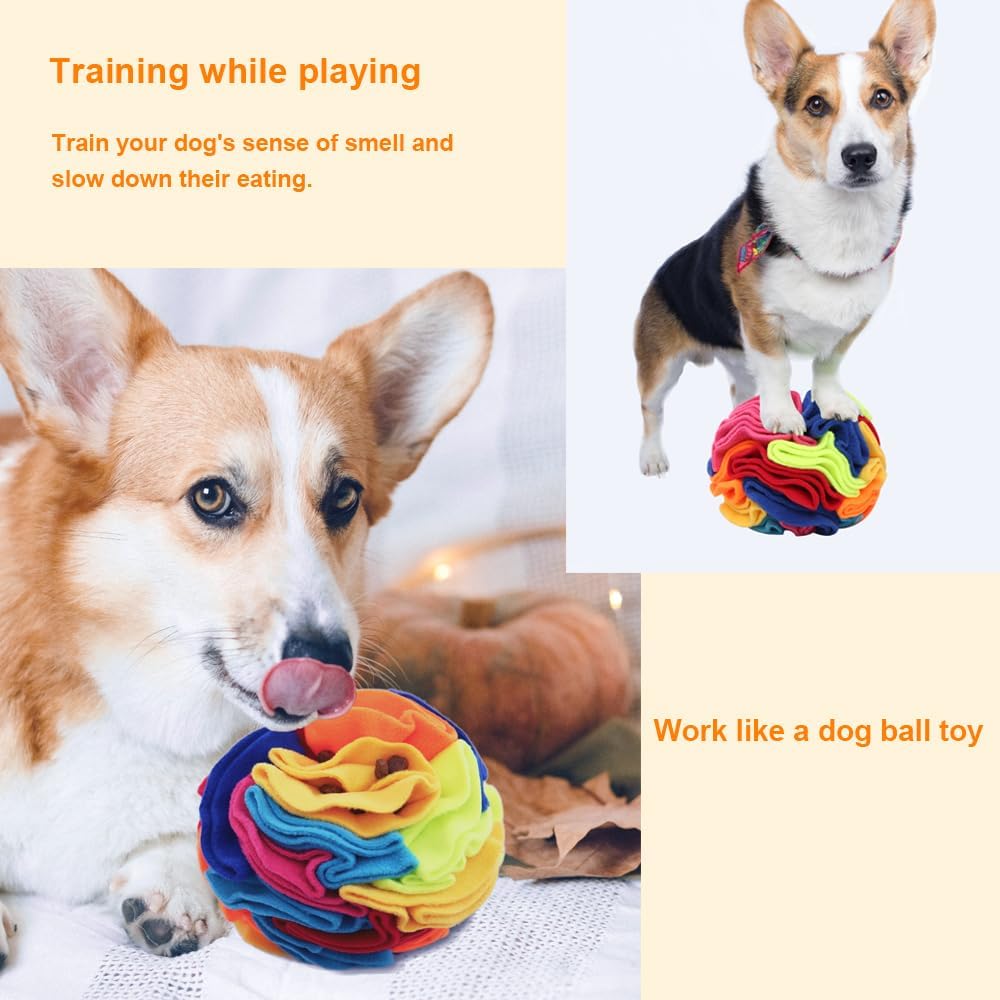 Ablechien Snuffle Ball - Snuffle Ball for Small Dogs, Interactive Dog Toys to Keep Them Busy, Puppy Dog Puzzle - view 4