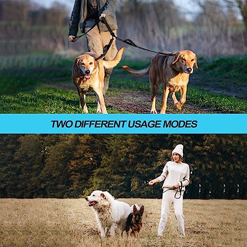 PetBonus Double Dog Leash, No Tangle Dual Leash, Reflective Walking Training Lead, 4 Comfortable Padded Handle - view 4