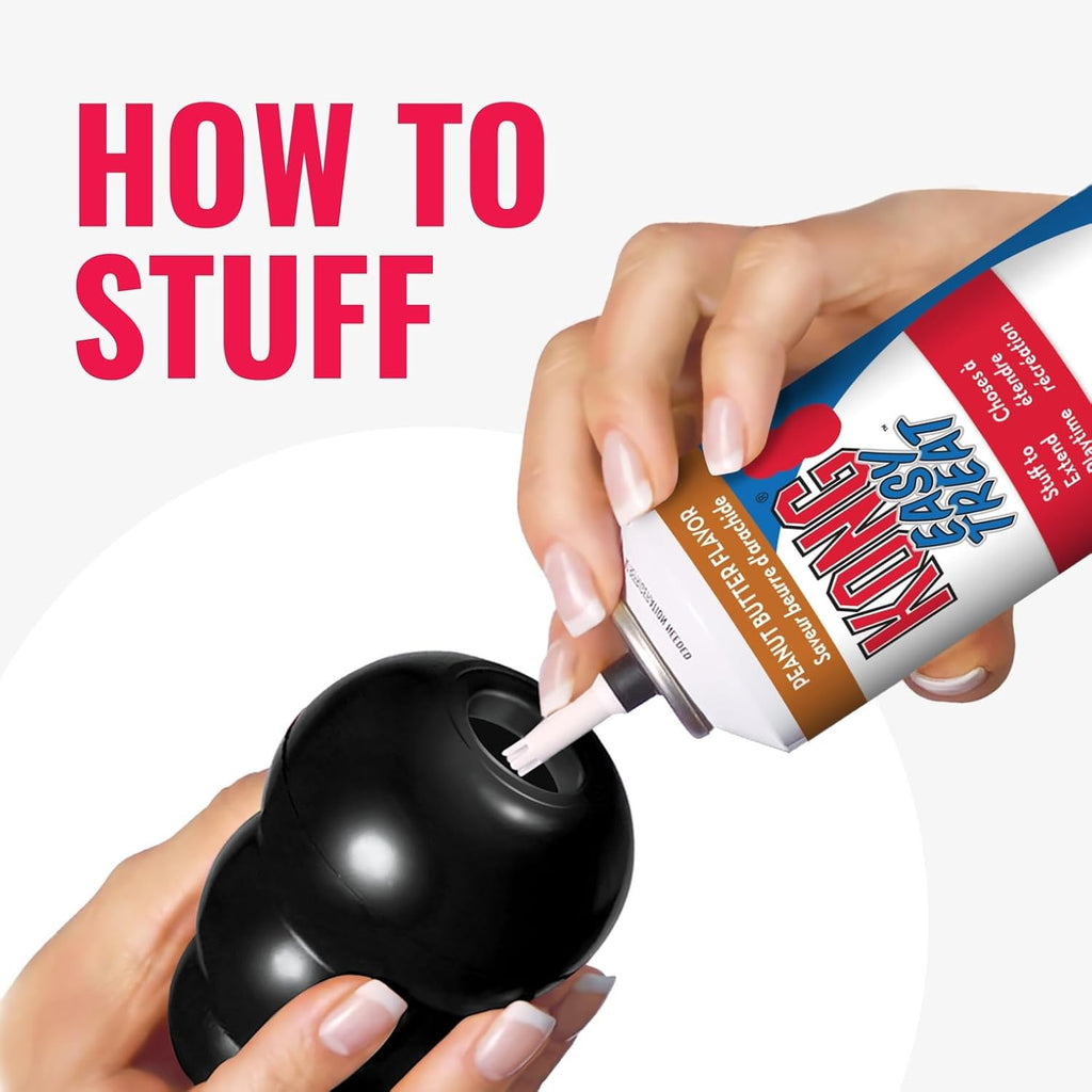 KONG Extreme Dog Toy - Fetch & Chew Toy - Treat-Filling Capabilities & Erratic Bounce for Extended Play Time M - view 5