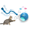 Giociv Interactive Cat Toys Ball for Indoor Cats Fast Rolling on Carpet, Chirping & Motion Activate Cat Toys (