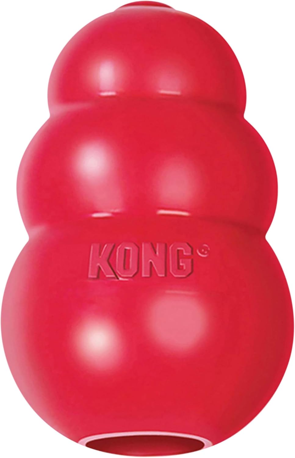 KONG Classic Stuffable Dog Toy - Fetch & Chew Toy for Dogs - Treat-Filling Capabilities & Erratic Bounce for E