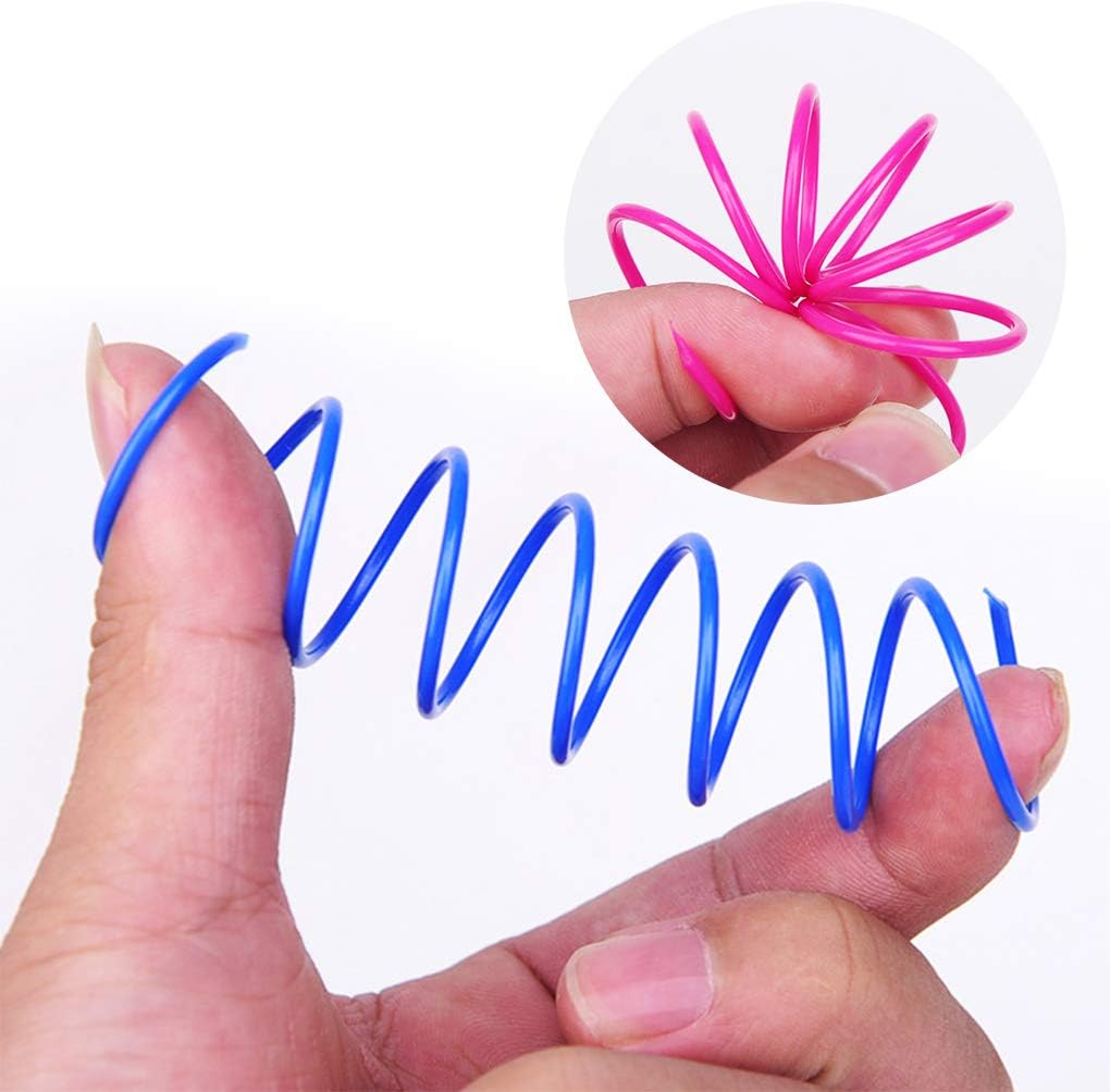 Andiker Interactive Cat Spiral Creative Spring Toy to Kill Time and Keep Fit, Sturdy and Heavy Plastic for Swa - view 3