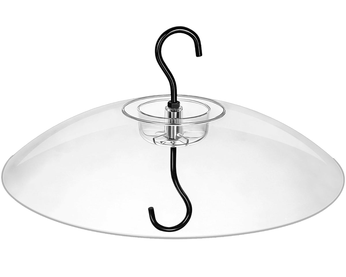 Gtongoko Baffles for Bird Feeders, 12 Inch One-Piece Cover for Rain Guard, Bird Feeder Squirrel Guard, Full Pr