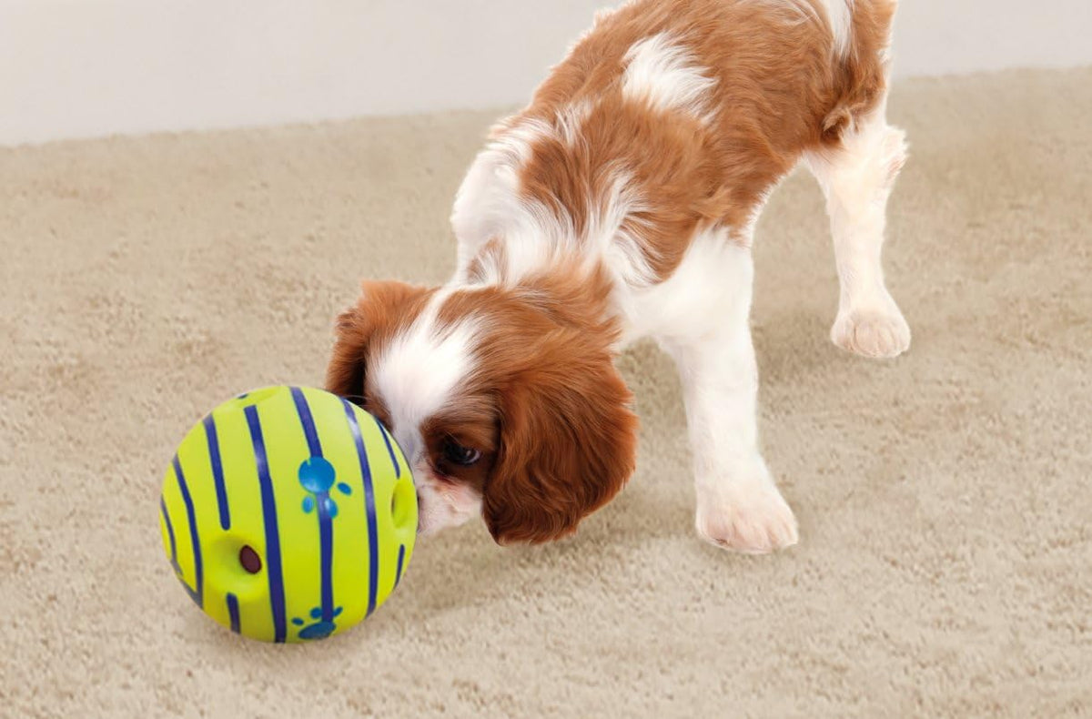 Wobble Wag Giggle Ball | Rolling Enrichment Toy for Fun Playtime, Interactive Play for Indoor or Outdoor, Keep - view 2