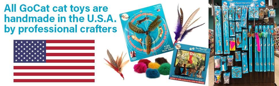 GoCat Da Bird Cat Toy Refill Accessories, Handmade in the USA, Sparkler - view 7
