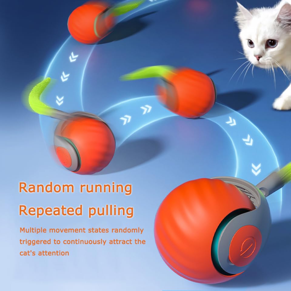 2Packs Speedy 2.0 Tail Cat Toys for Bored Indoor Adult Cats,2025 New Generation Interactive Cat Toys for Indoo - view 5