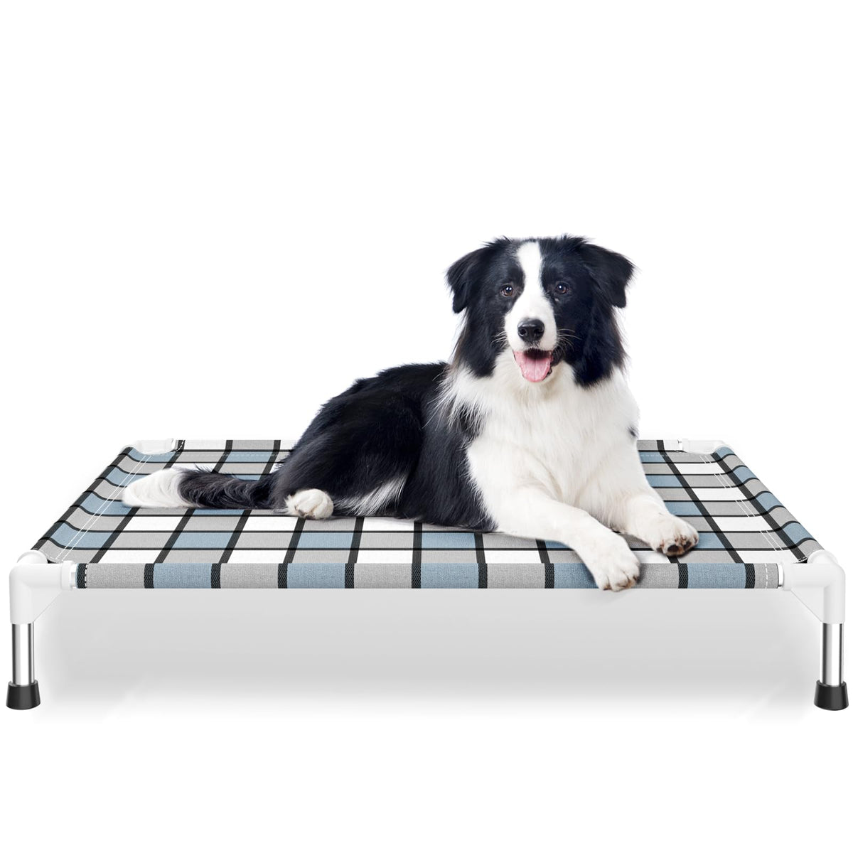 Caghash Elevated Outdoor Raised Dog Bed Outdoor Dogs Bed Lifted Pet Bed Dog Cot for Medium Pet Taste Life, Sta