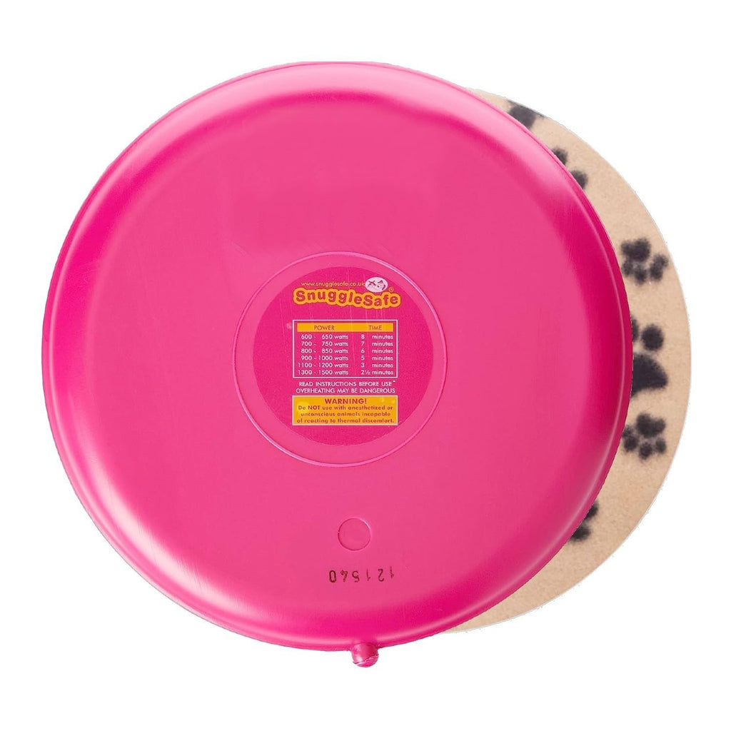 SnuggleSafe Original Microwave Heat Pad for Pets - Chew Proof, Water Resistant Heating Disc for Dogs, Cats, Ra