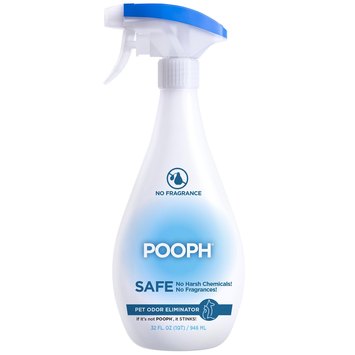 Pooph Pet Odor Eliminator, 32oz - Eliminates Odors at the Molecular Level, Dogs, Cats, Freshener, Eliminator, 