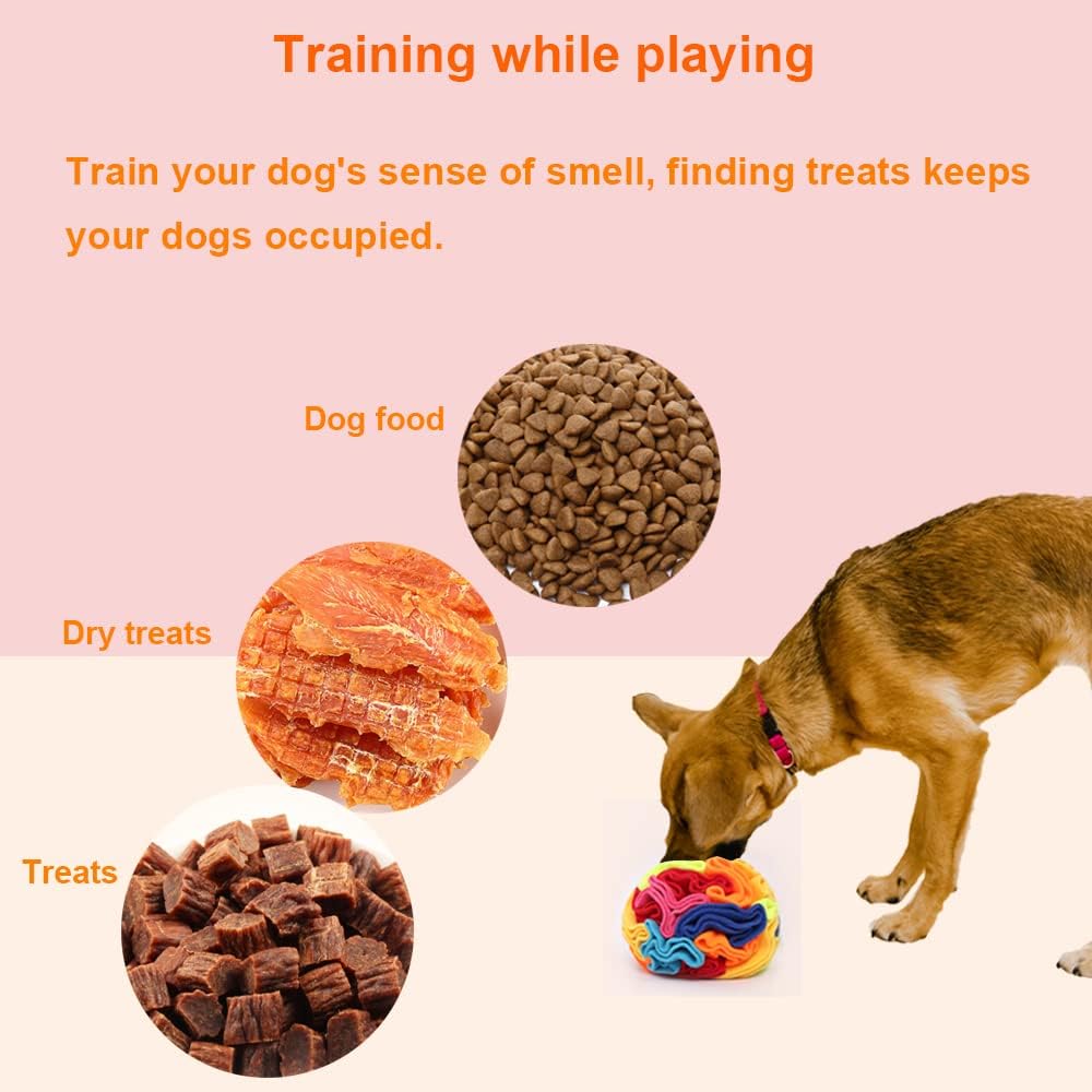 Ablechien Snuffle Ball - Snuffle Ball for Small Dogs, Interactive Dog Toys to Keep Them Busy, Puppy Dog Puzzle - view 5