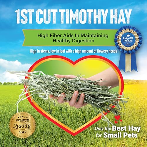 Small Pet Select 1st Cut Timothy Hay Pet Food for Rabbits, Guinea Pigs, and Other Small Animals, Easy to Store - view 6