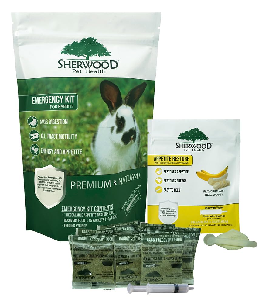 Sherwood Pet Health Rabbit Emergency kit and Bulk Recovery Food (Small kit)
