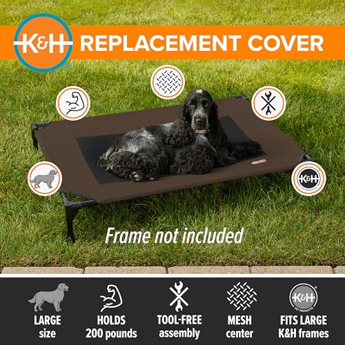 K&H Pet Products Dog Cot Replacement Cover, Designed to fit K&H Large Pet Cots (Sold Separately), Indoor Outdo - view 4