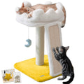 Happi N Pets Cat Tree, Cloud Cat Tower with Soft Bed, Cat Scratching Post & Pad with Larger Perch for Window V
