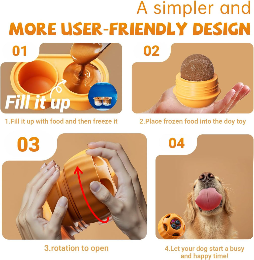 havit Frozen Dog Treats Toy to Keep Them Busy, Cognitive Dog Enrichment Toys,Interactive Toys Long Lasting, Ea - view 4