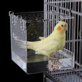 Bird Bath Cage, Cleaning Pet Supplies Cockatiel Bird Bathtub with Hanging Hooks for Little Bird Parrots Spacio