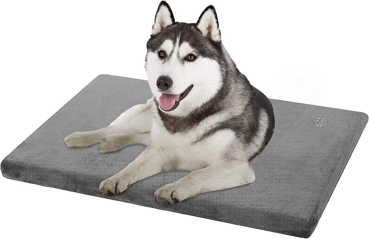 EMPSIGN Stylish Dog Bed Mat Dog Crate Pad Mattress Reversible (Cool & Warm), Water Proof Linings, Removable Ma