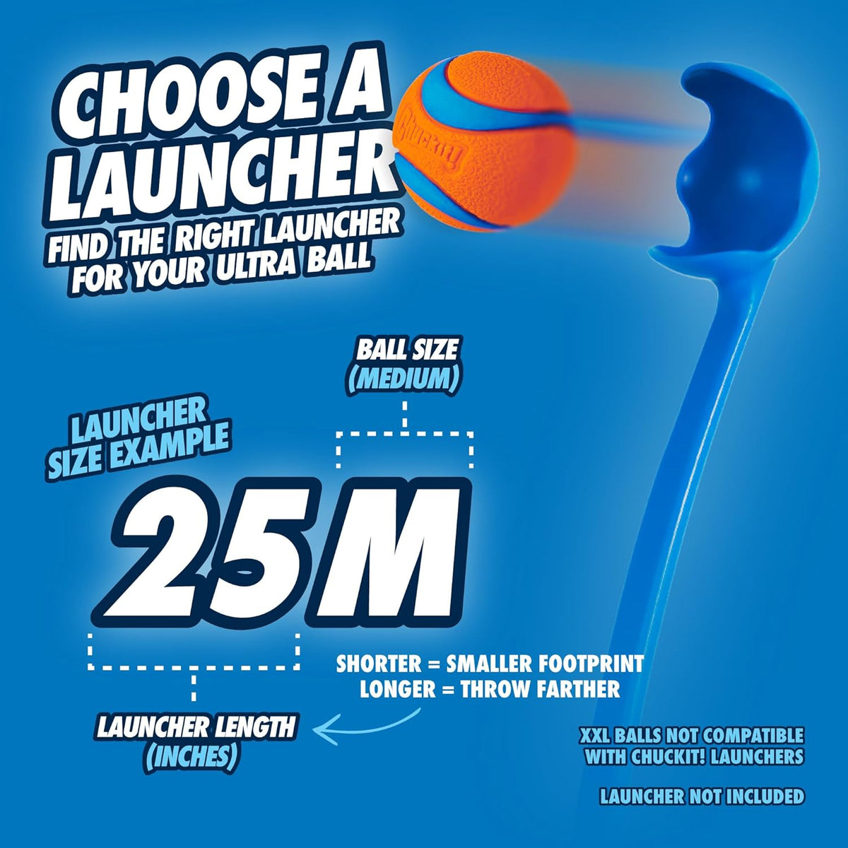 Chuckit! Ultra Ball Dog Toy - Medium Bouncy Fetch Balls For Dogs 20-60 lbs - Made from Durable Rubber - Floati - view 6