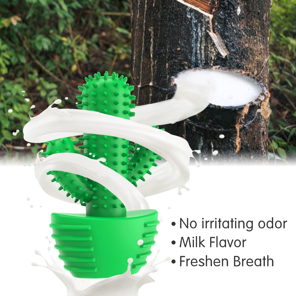 Pamlulu Dog Chew Toys Dog Toothbrush Stick Teeth Cleaning Brush Dental for Medium Large Dog, Puppy Christmas E - view 6