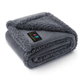 Waterproof Pet Blanket, Liquid Pee Proof Dog Blanket for Sofa Bed Couch, Reversible Sherpa Fleece Furniture Pr