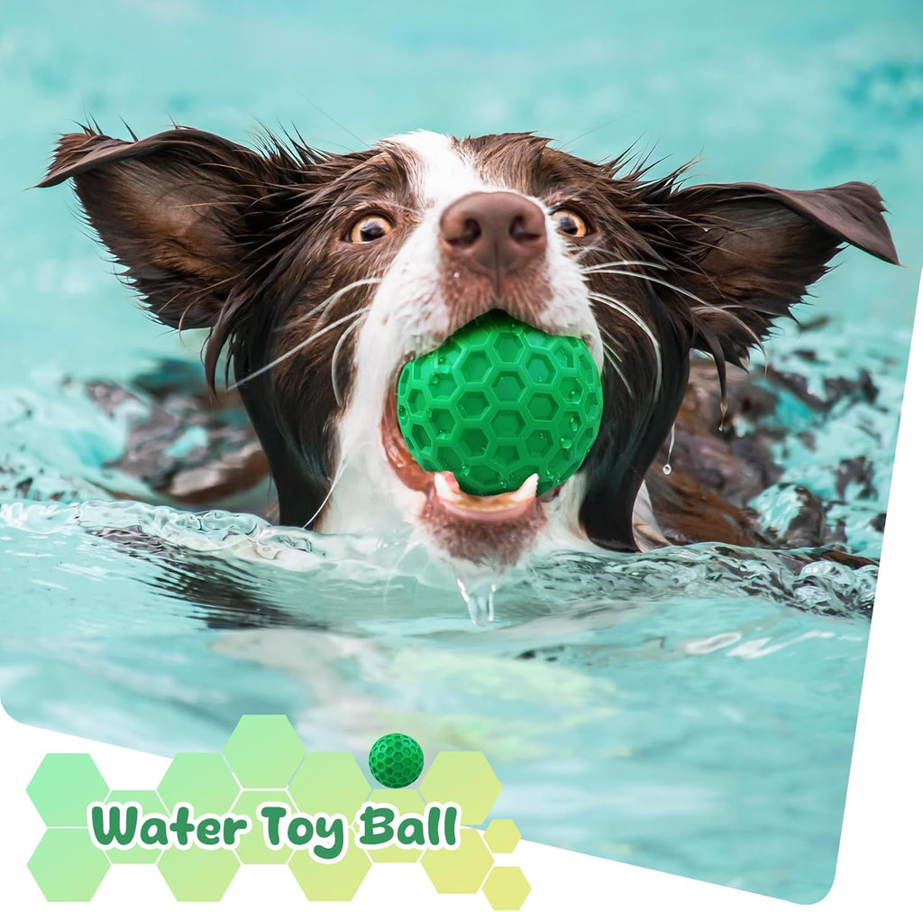 ZRIFAQESW Tough Dog Chew Toys for Aggressive Chewers, Indestructible Dog Balls for Aggressive Chewers, Squeaky - view 6